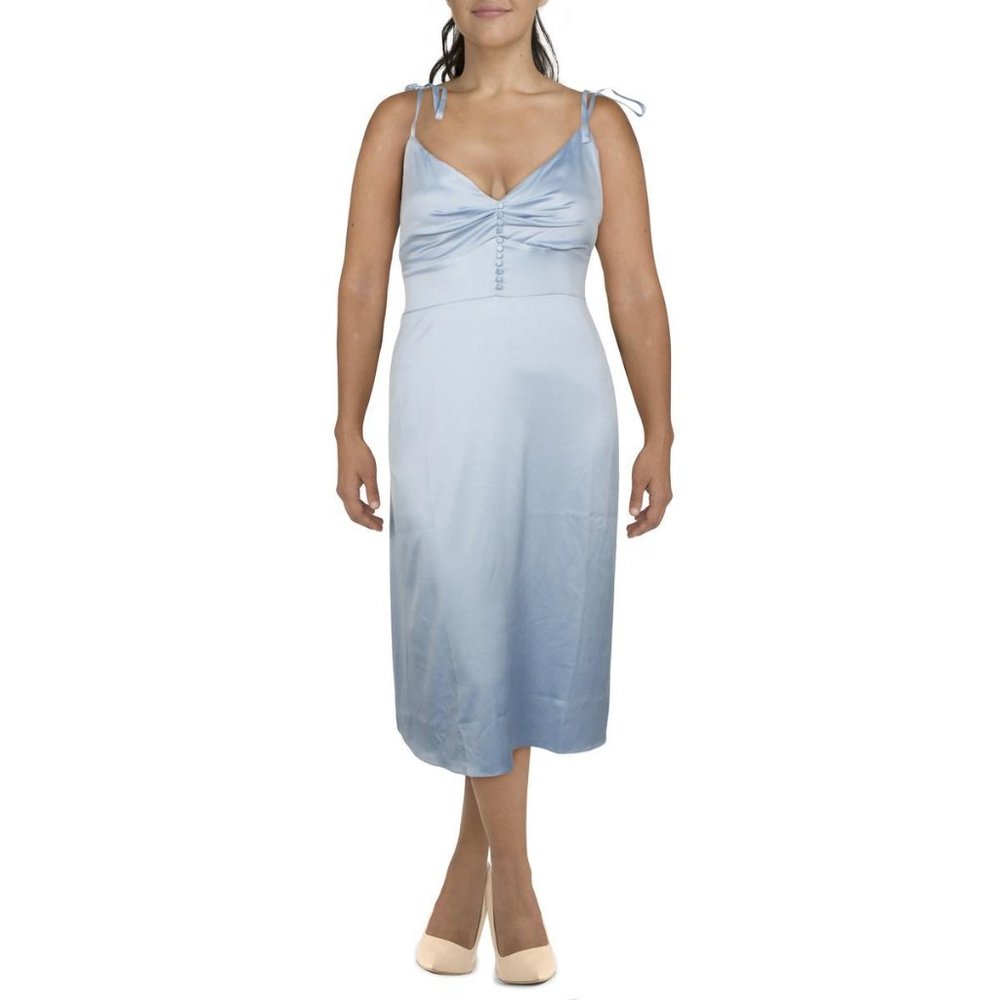 Danielle Berstein Midi Satin Dress